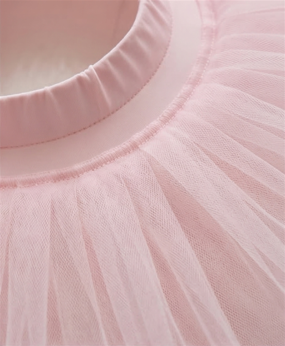 4-Layer Pancake Tutu w Attached Trunk