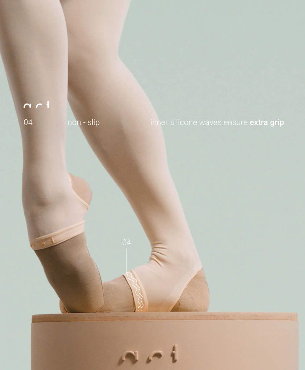 Stirrup Ballet Tights - Ballet Rose