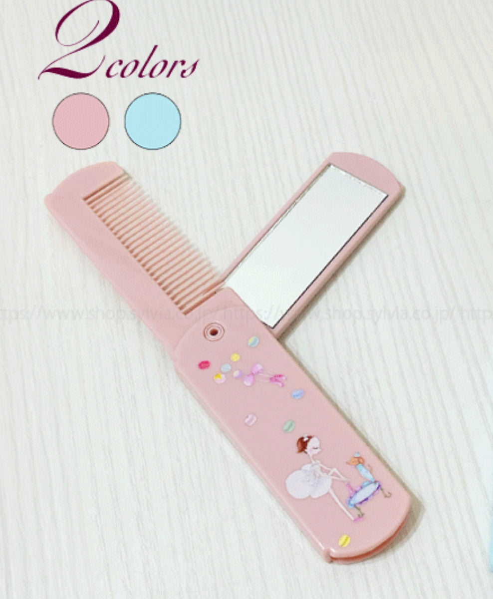 Compact Comb with Mirror (Haru)