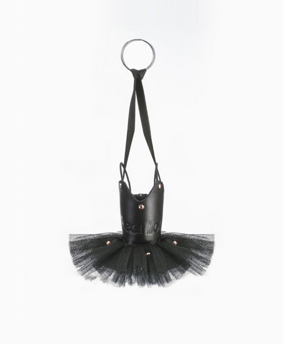 Wear Moi Tutu Keychain with Rhinestones