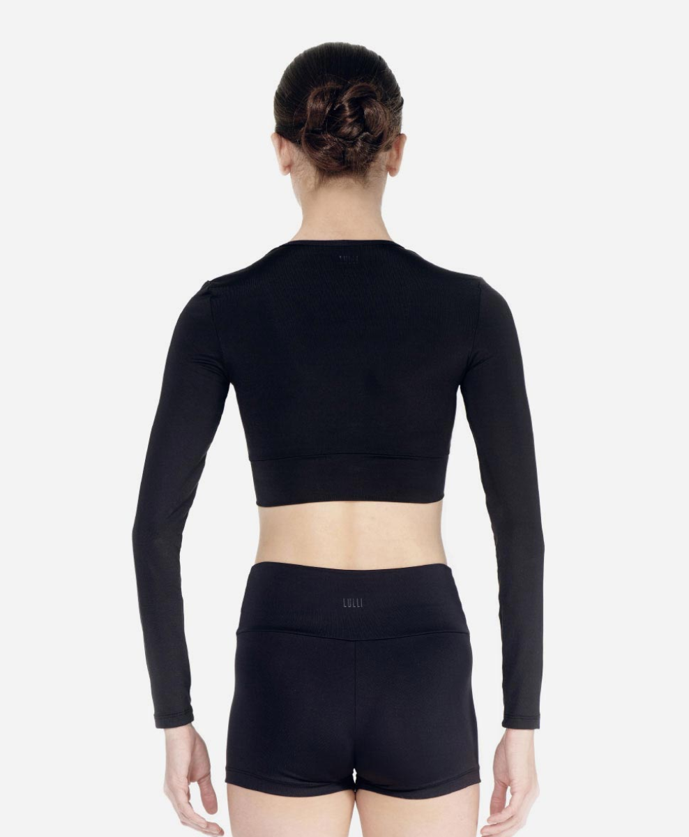 Megan - Cropped Warm Up Top