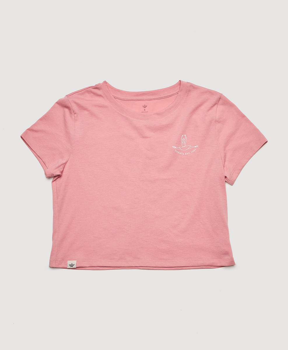 Dancer Short Sleeve Crop Tee