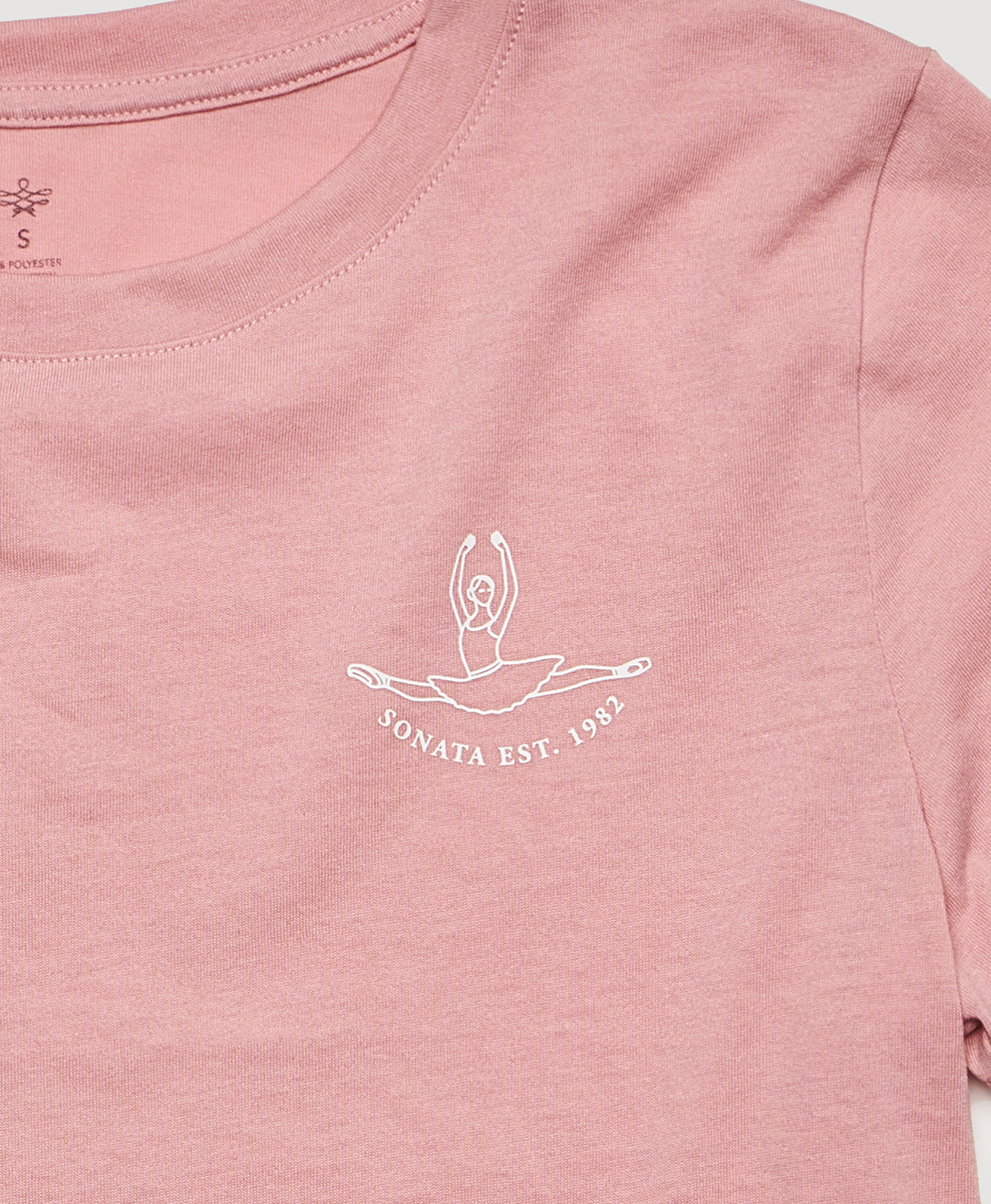 Dancer Short Sleeve Crop Tee (Kids)