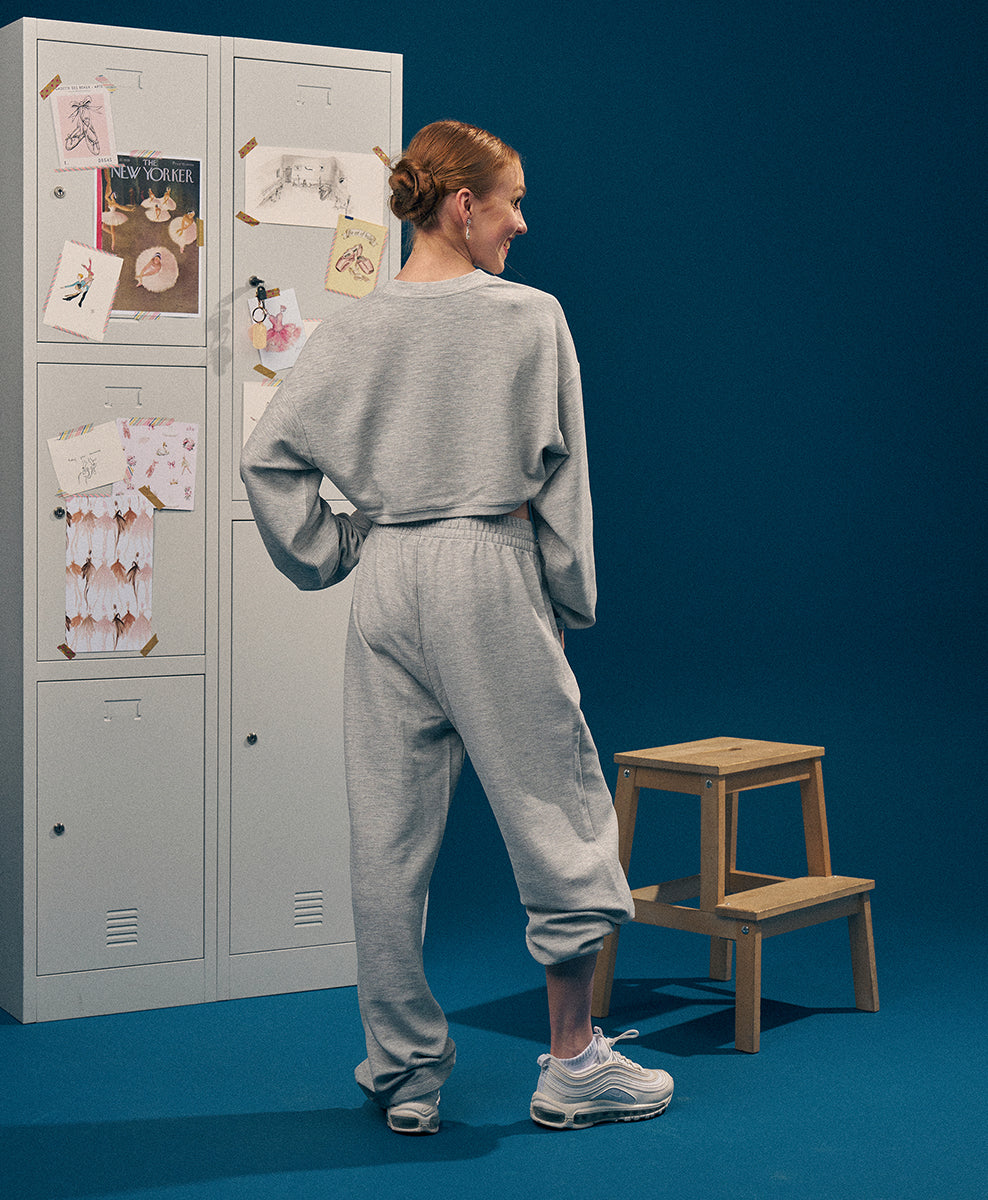 Ballet Varsity Crop Sweatshirt