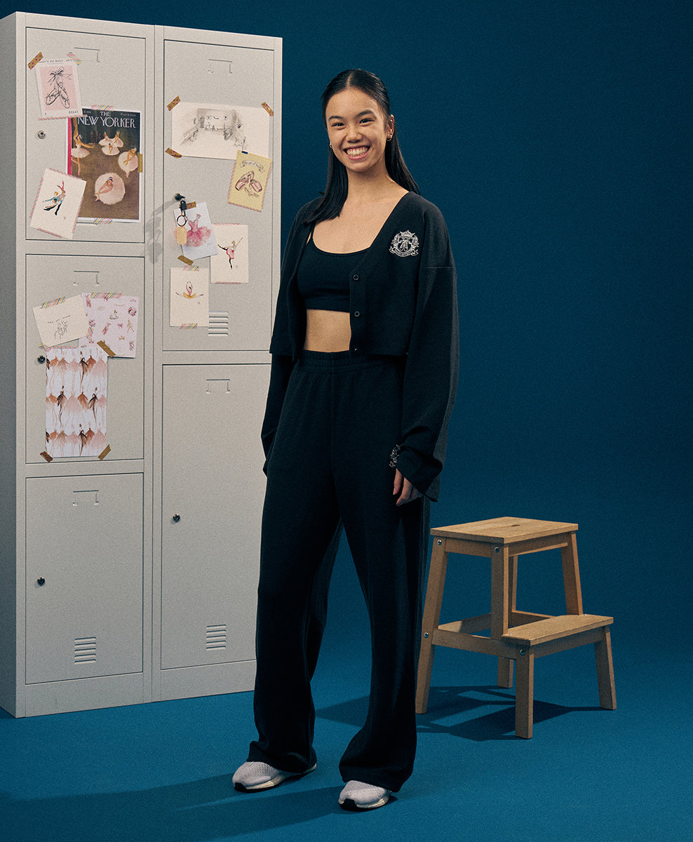 Ballet Varsity Crop Cardigan