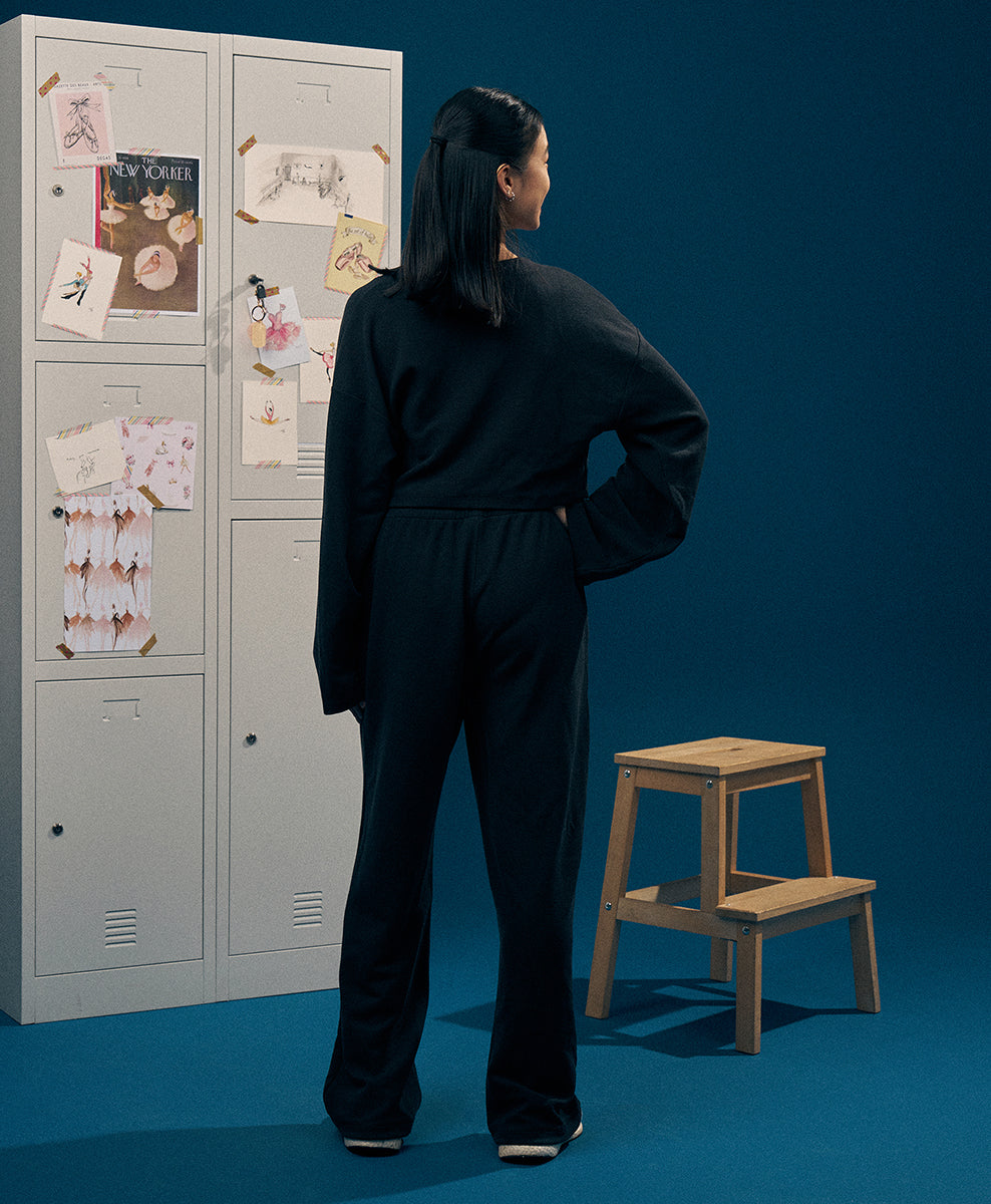 Ballet Varsity Crop Cardigan