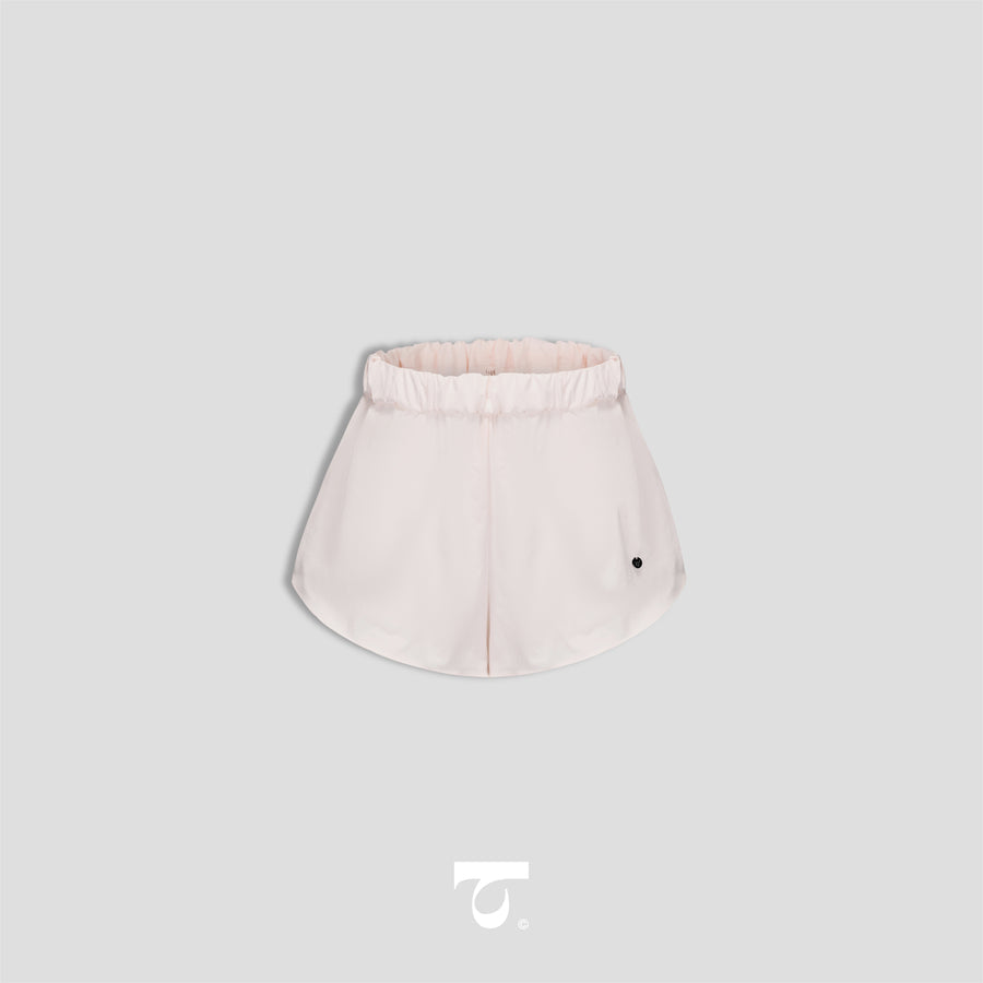 Typha Flower Bud Ruffle A-Line Shorts