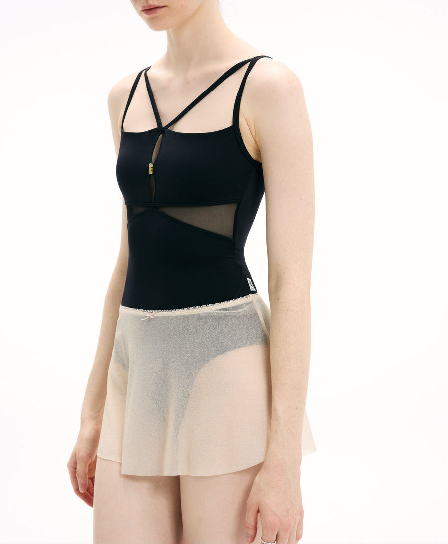 Typha Shimmering Cream Apricot SAB Mini Skirt