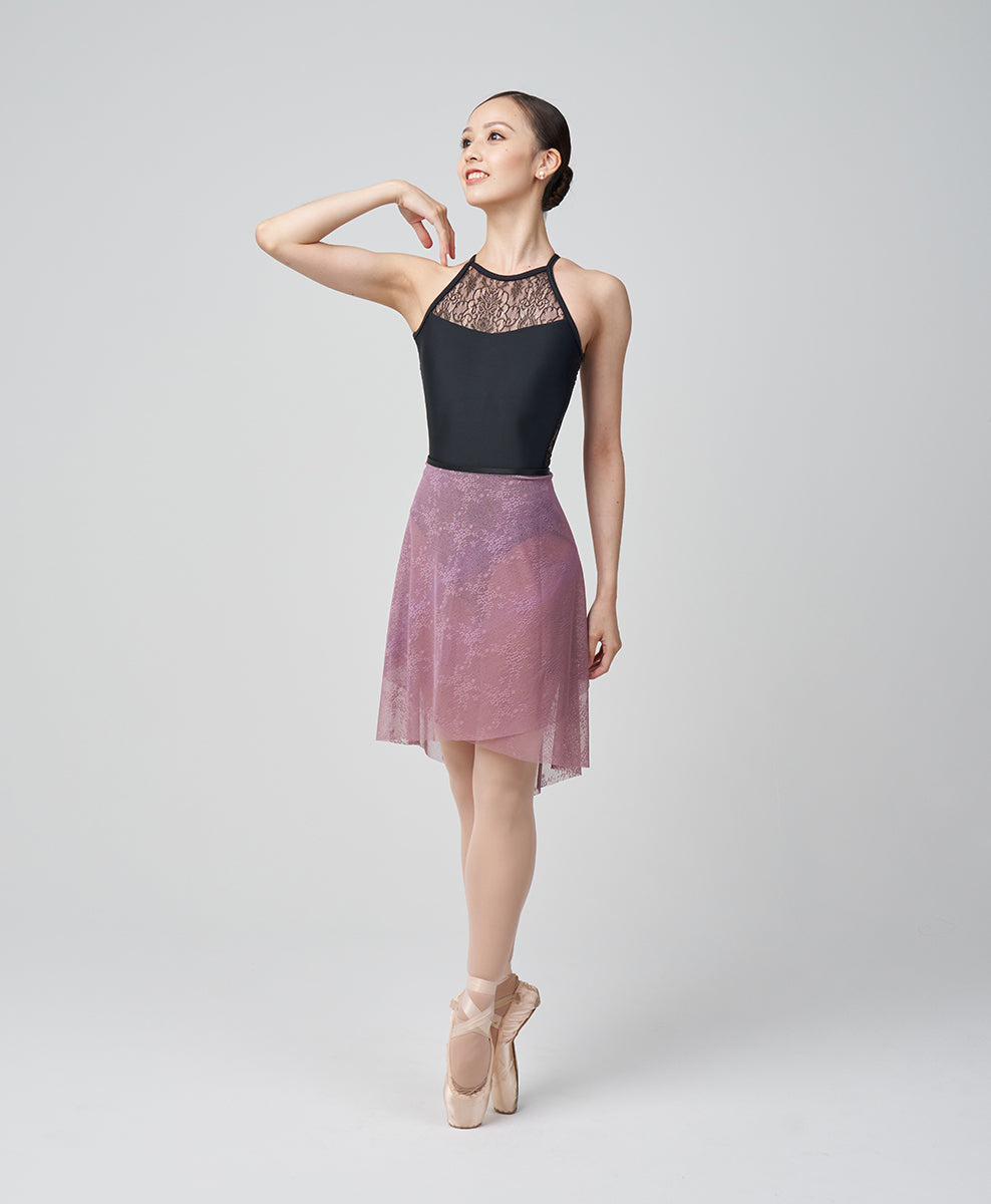 Long Flatter Wrap Skirt - Dainty Lace