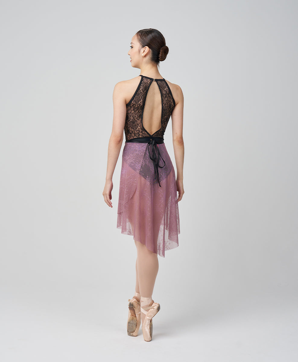 Long Flatter Wrap Skirt - Dainty Lace