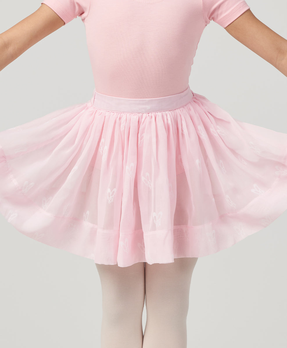 Ballet Shoe Print Skirt