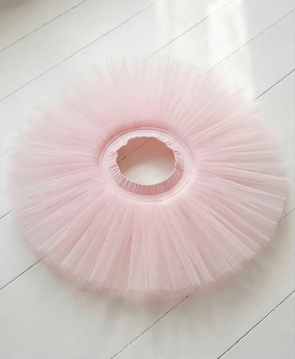 4-Layer Pancake Tutu w Attached Trunk