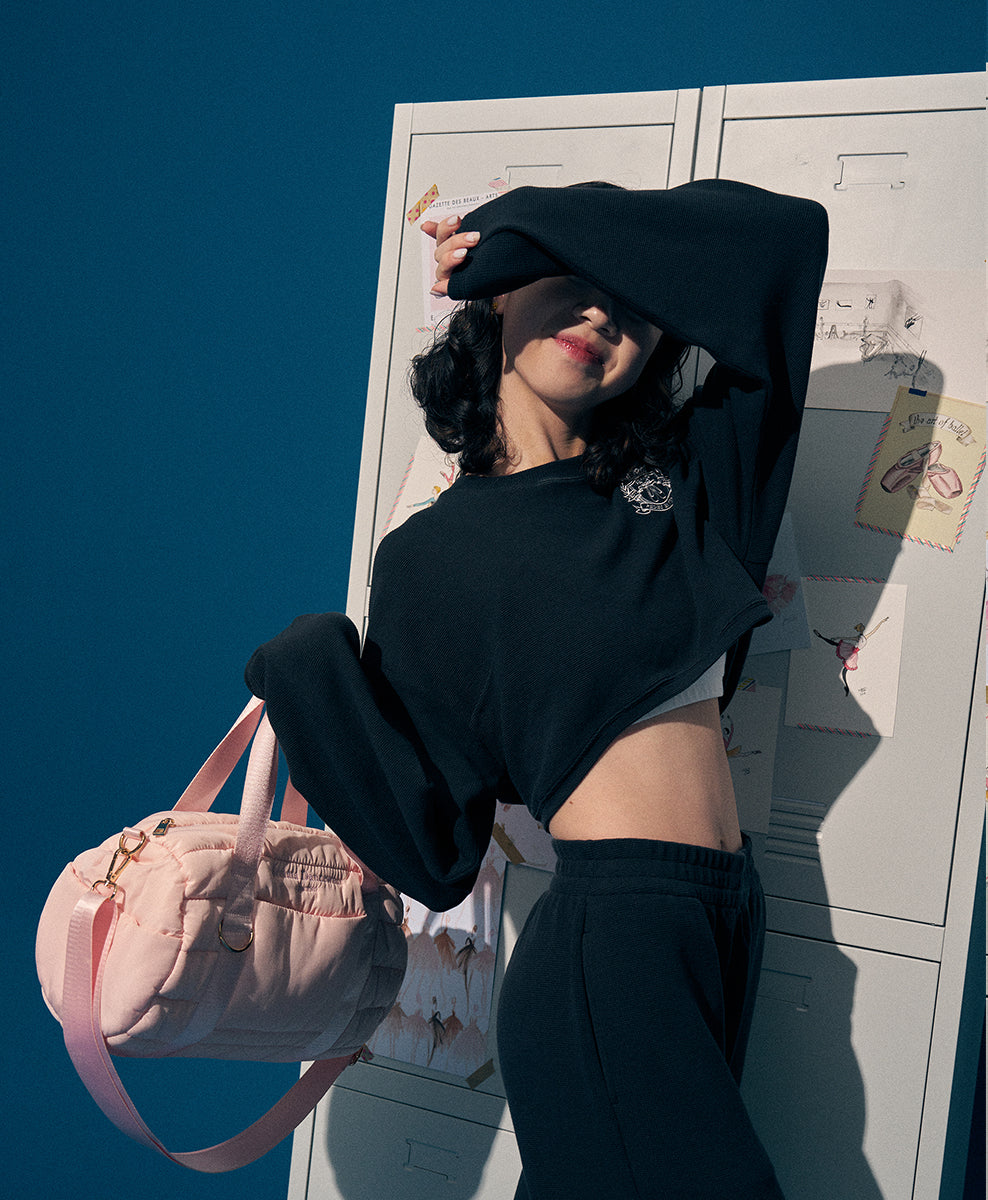 Ballet Varsity Crop Sweatshirt