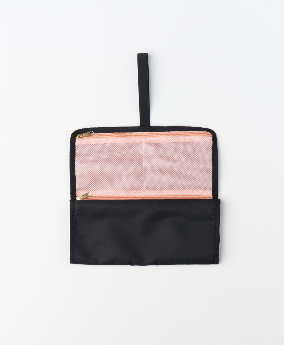 Multi-Compartment Bag - Black/Pink