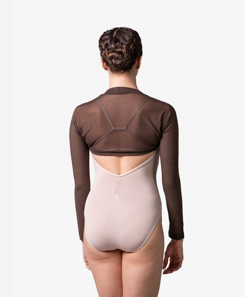 Macie - Long Sleeve Mesh Shrug