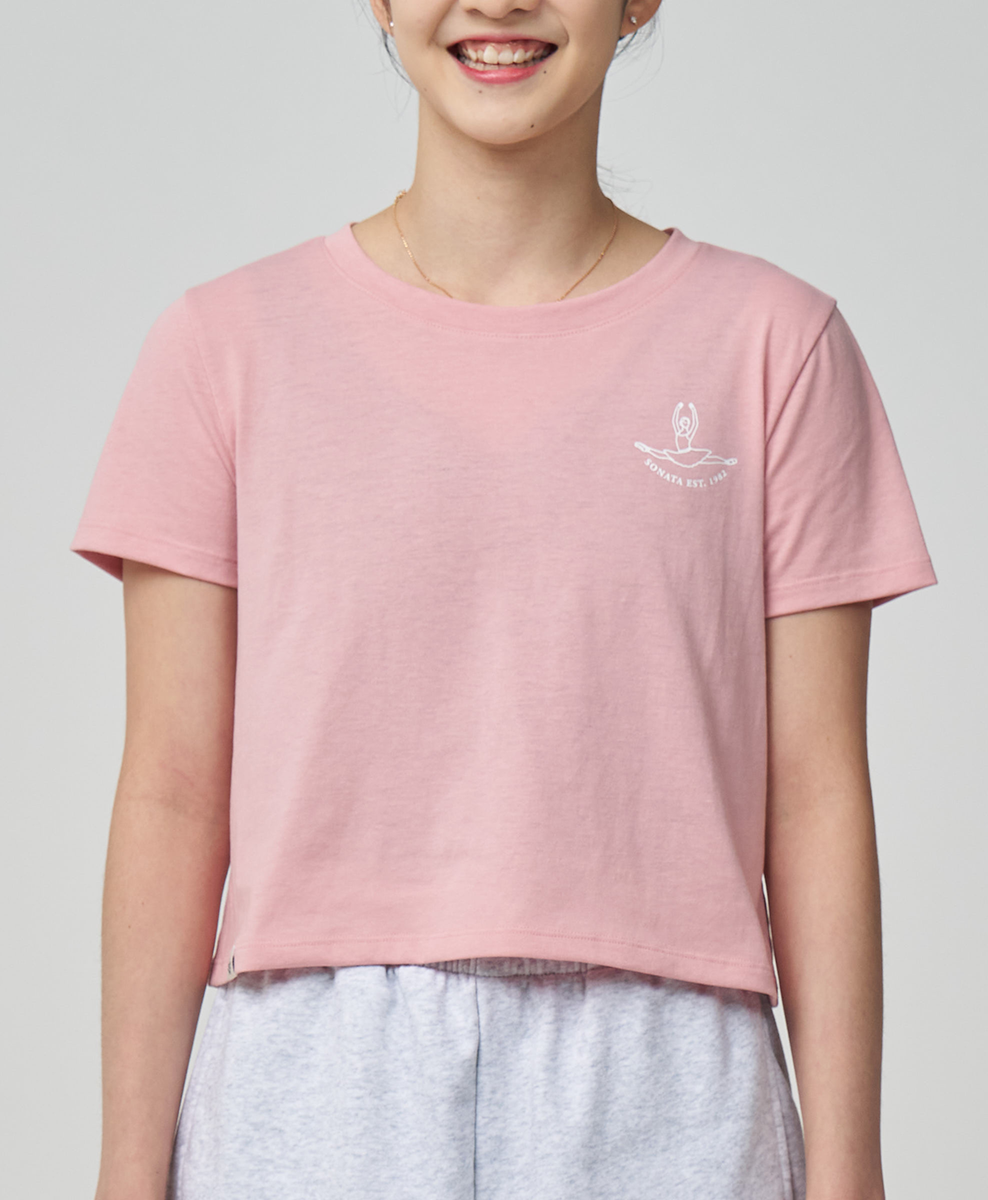 Dancer Short Sleeve Crop Tee