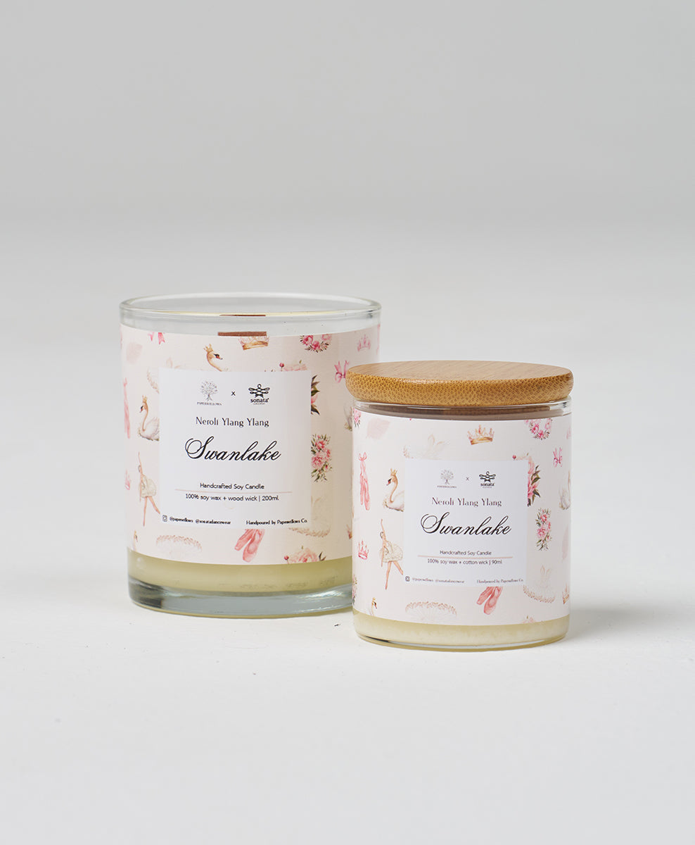Paperwillows X Sonata Candle - Swan Lake (200ml)