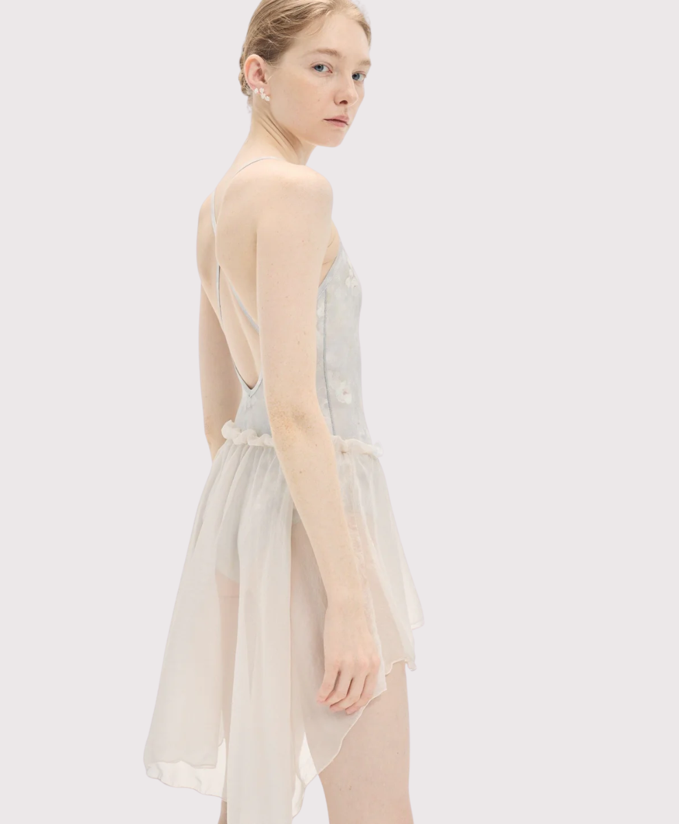 Typha High-Low Flower Bud Skirt
