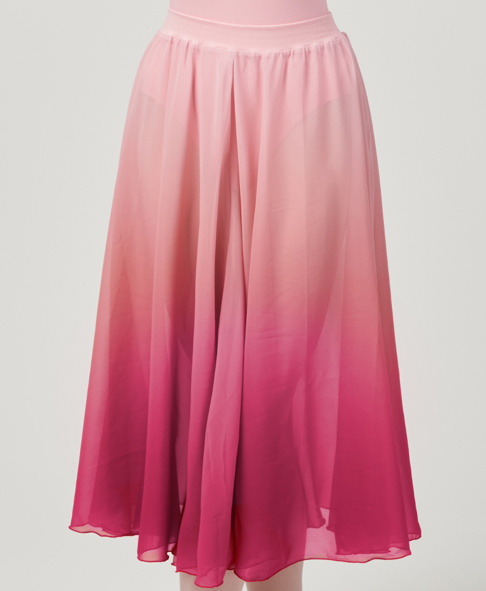 Long Circular Chiffon Skirt [MTO]