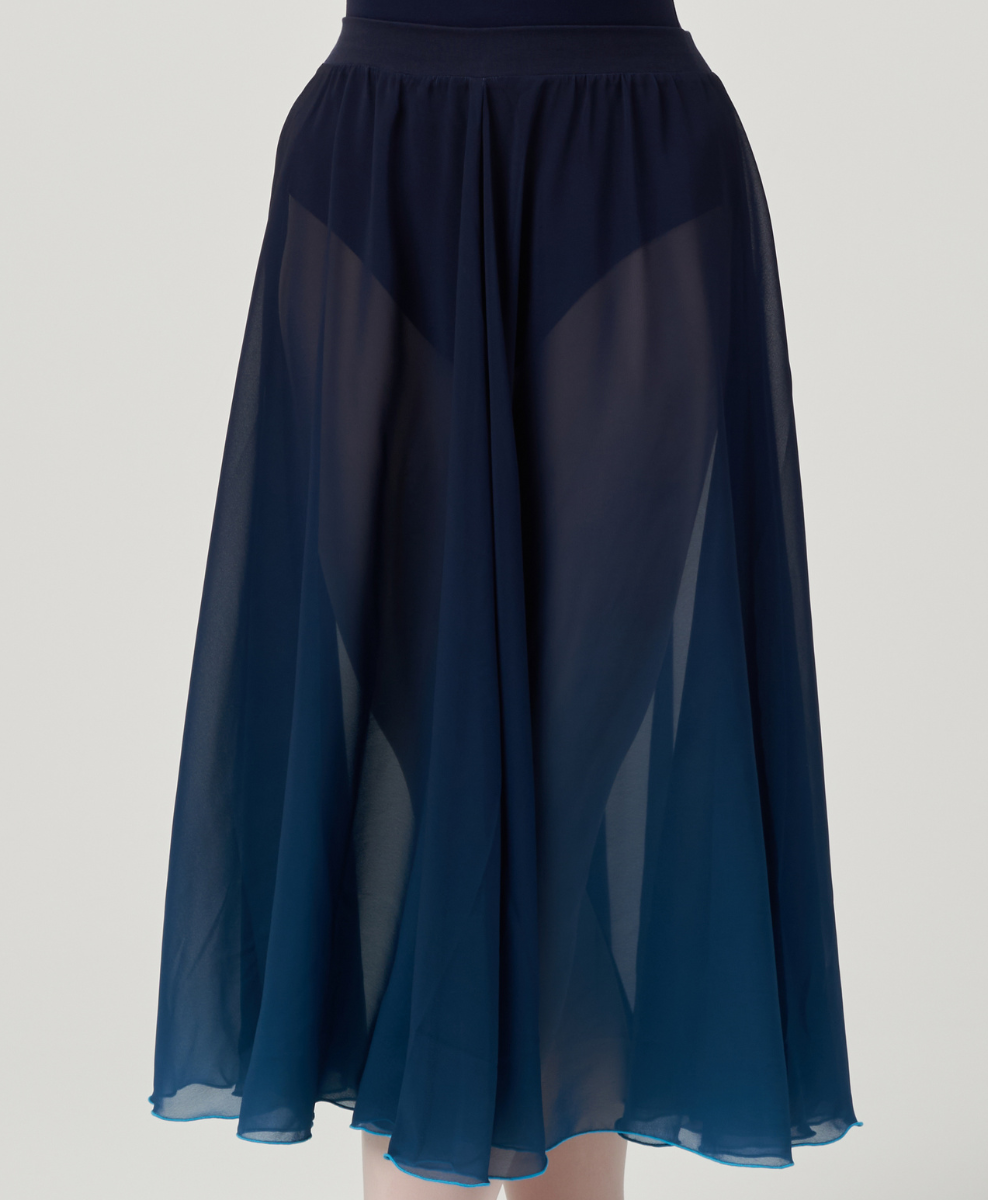Long Circular Chiffon Skirt [MTO]