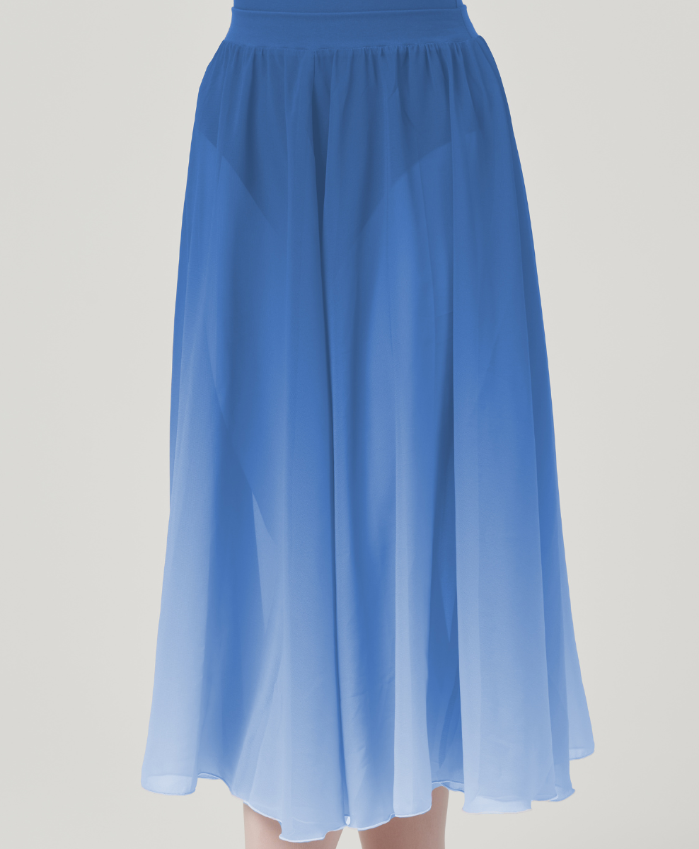 Long Circular Chiffon Skirt [MTO]