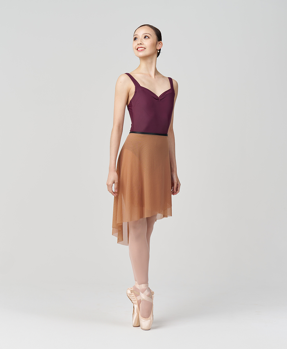 Long Flatter Wrap Skirt Latte – Sonata Dancewear