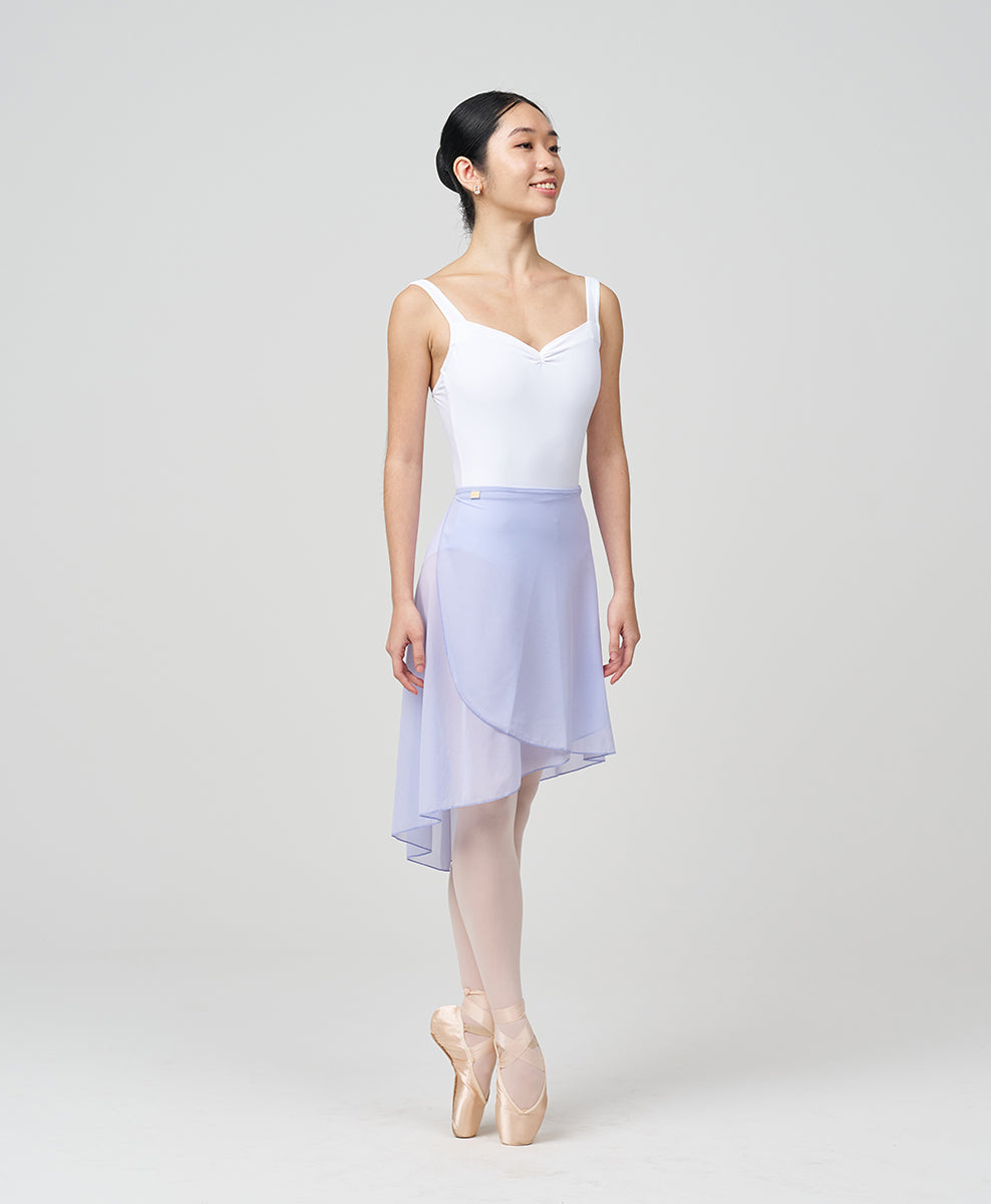 Long Mesh Wrap Skirt