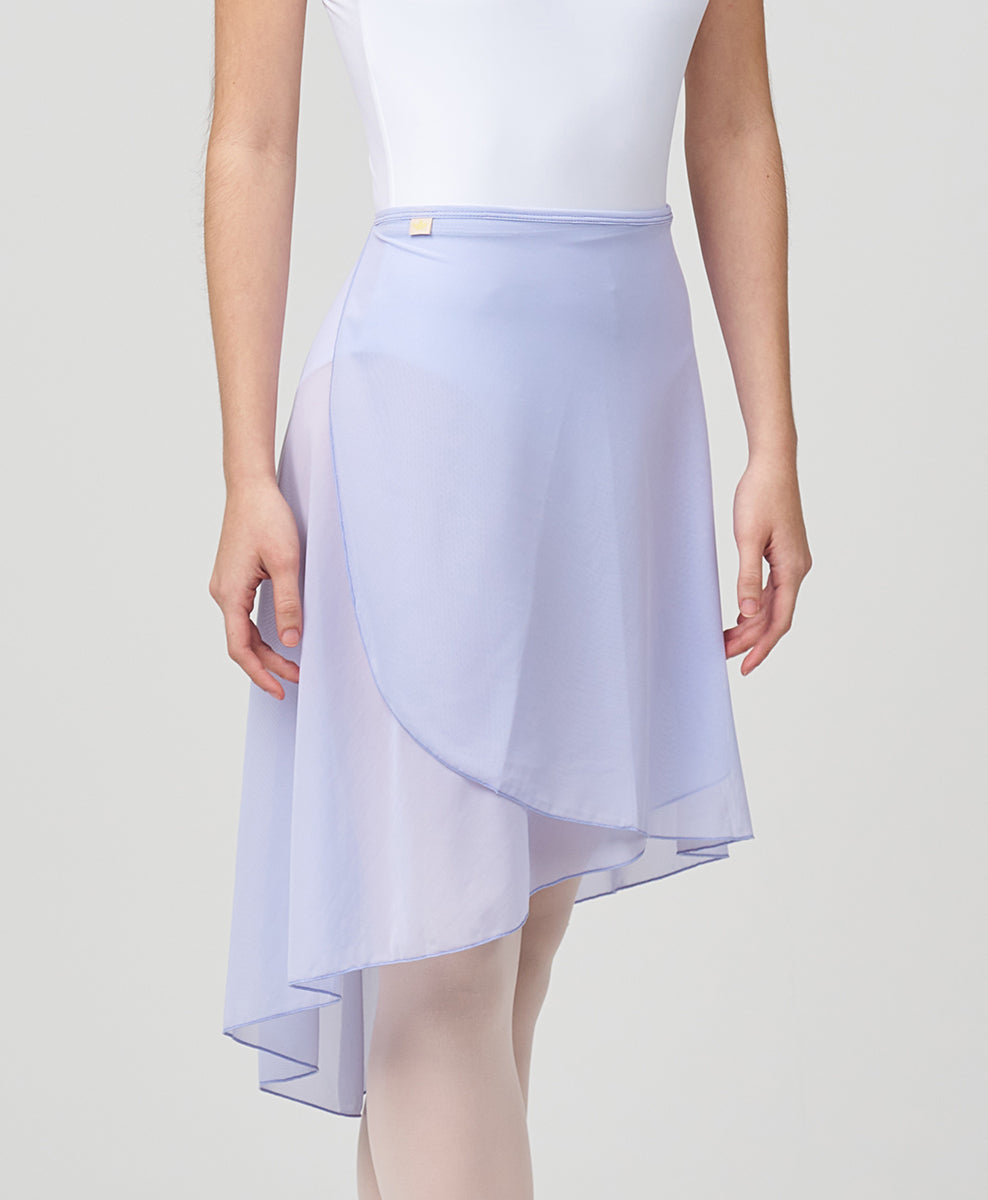 Long Mesh Wrap Skirt