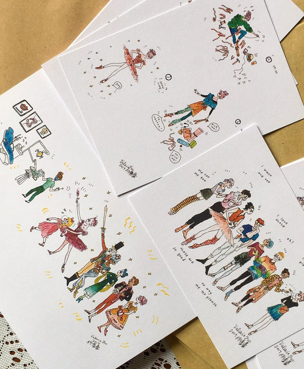 Nutcracker A5 Postcard<br>"Clara & The Kingdom of (too much) Sweets."