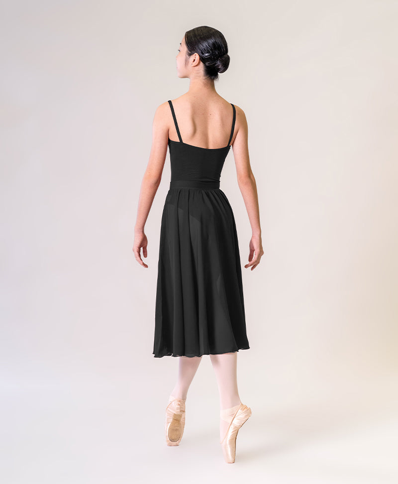 Long Circular Chiffon Skirt