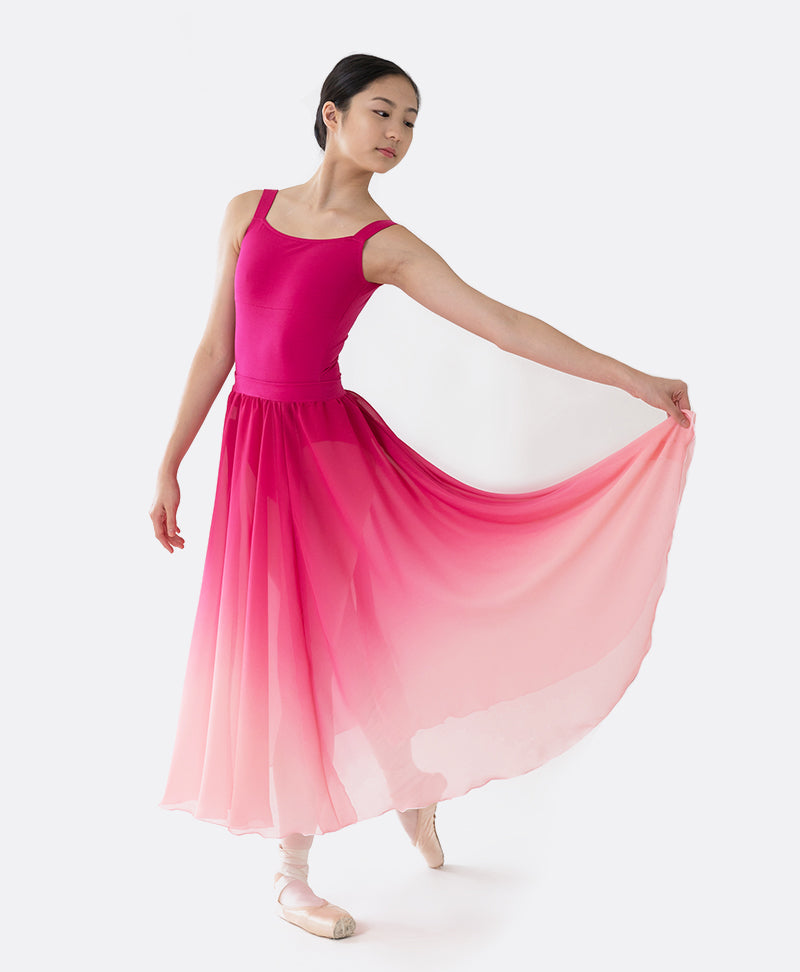 Long Circular Chiffon Skirt [MTO]