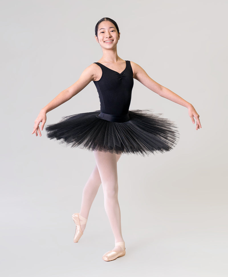 Black Swan - Short ballerina dress with angel wings